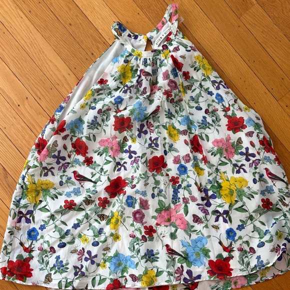Alice + Olivia Tops - Alice and Olivia Floral Sleeveless Top with Multicolor Blooms